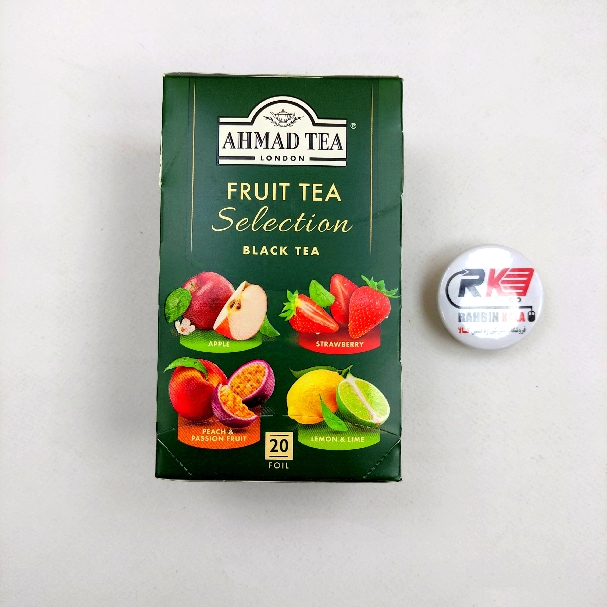 دمنوش چای سیاه احمد 4طعم کیسه ای 20عددی