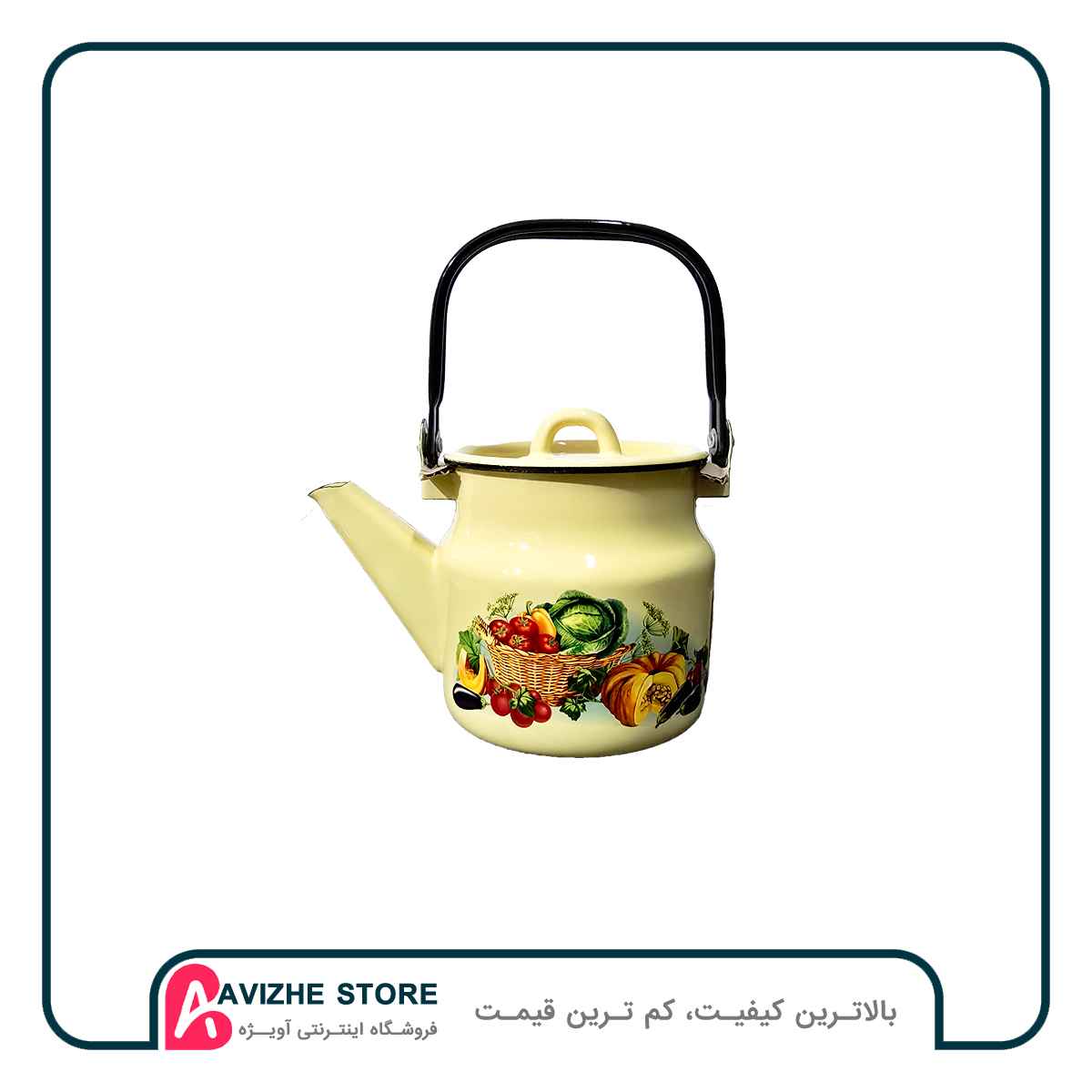 کتری لعابی 1.1 لیتری کدو روسیه