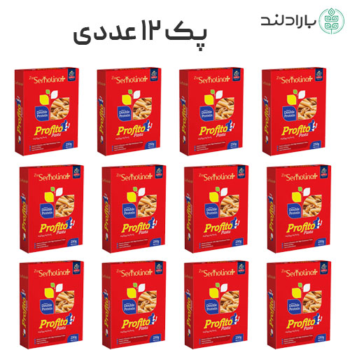 پاستا پروفیتو زرماکارون (پاستا پروتئین) پک 12 عددی