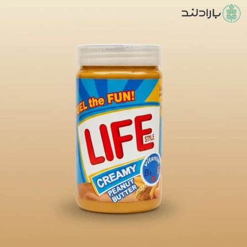 کره بادام زمینی پروتئین وی شکلاتی کرانچی لایف استایل