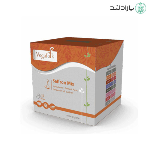 دمنوش گیاهی مخلوط زعفرانی وگافولک