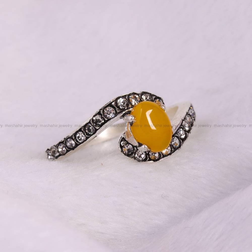 انگشتر شرف الشمس زنانه کد 5453