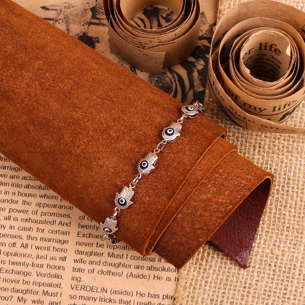 دستبند نقره چشم زخم زنانه کد 8243