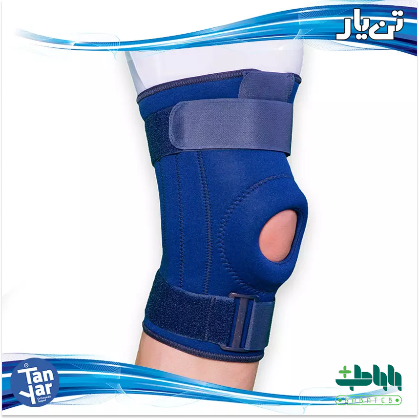 زانوبند چهار فنره نئوپرن تن یار مدل 5021