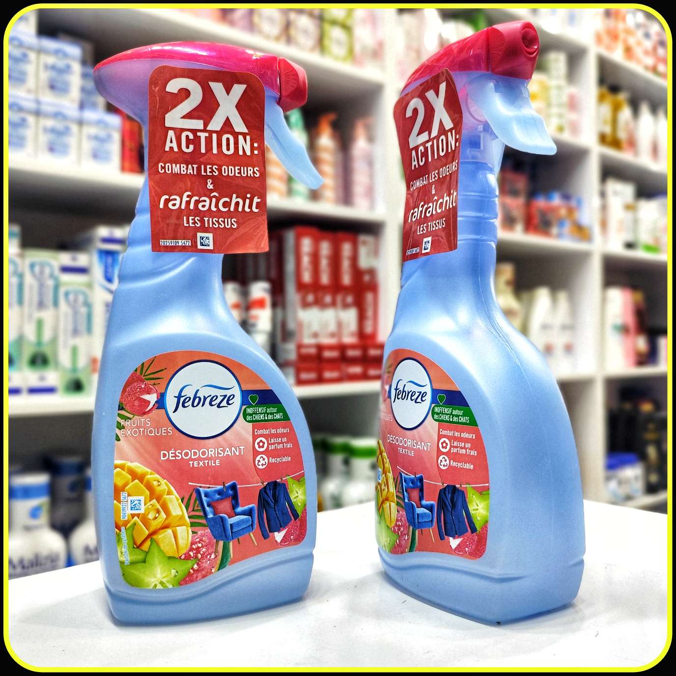 اسپری خوشبو کننده پارچه فبریز رایحه میوه‌های استوایی 500 میلی‌لیتر – Febreze Fabric Refresher Exotic Fruits