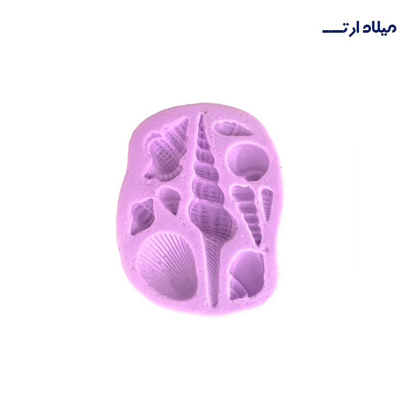 قالب پک  صدف دریایی سوزنی بزرگ 9*7سانت