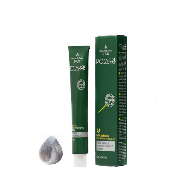 رنگ موی پیکارو رنگ نقره ای متالیک با حجم  120 میل شماره 9.19