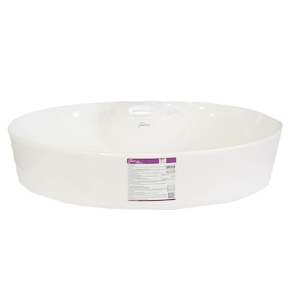 روشویی روصفحه ای گاتریا مدل ژوپیتر بیضی (شیر سرخود)