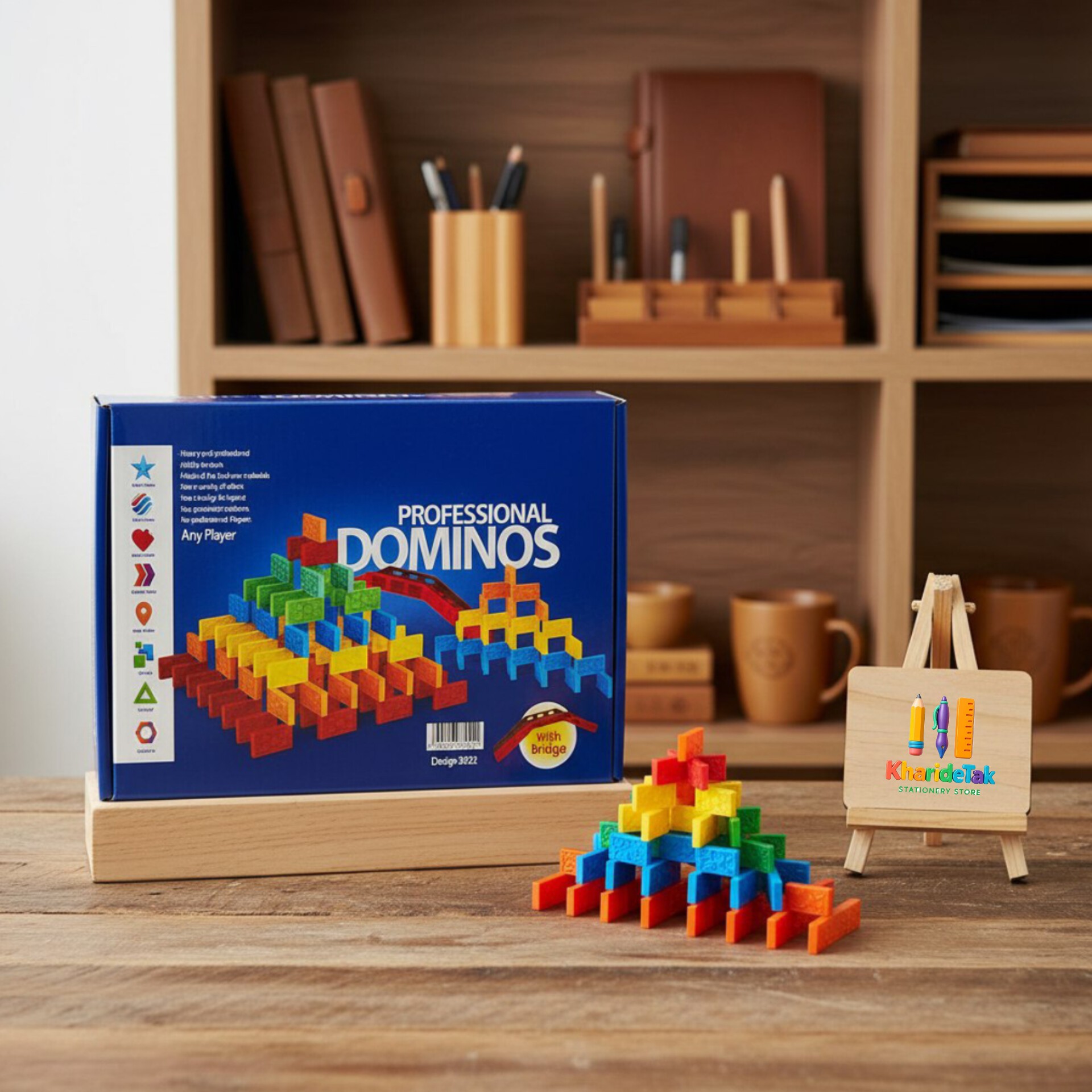 دومینو حرفه ای 200 قطعه دانیال - مجموعه 4 بسته ای - فروش عمده - اسباب بازی فکری - تو پُر و باکیفیت - ارسال رایگان