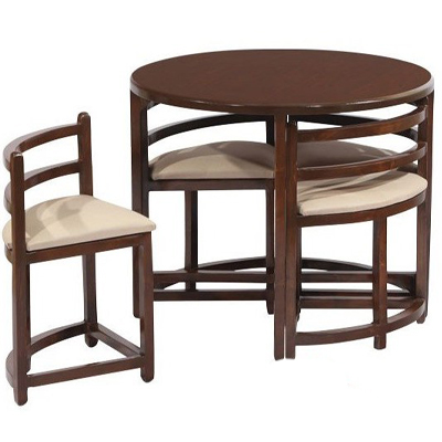 میز ناهارخوری 4 نفره گرد کمجا