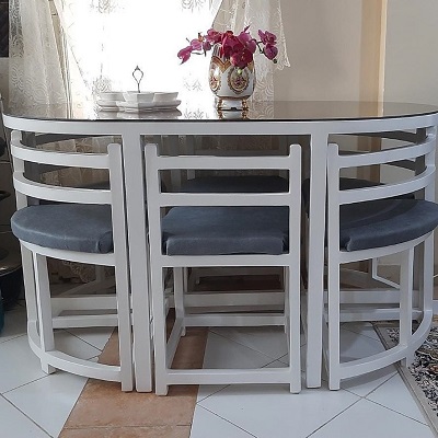 میز و صندلی غذا خوری کمجا 6 نفره درجه یک