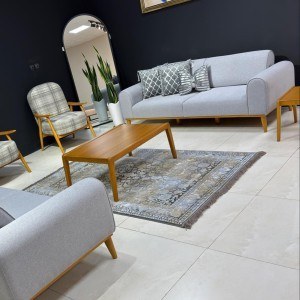 مبل راحتی مینیمال 7نفره چوب روس