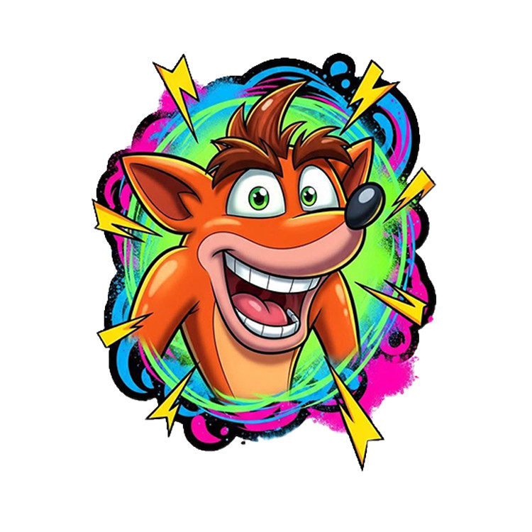 استیکر پارچه و لباس پاد آفرین مدل کراش کد 3833