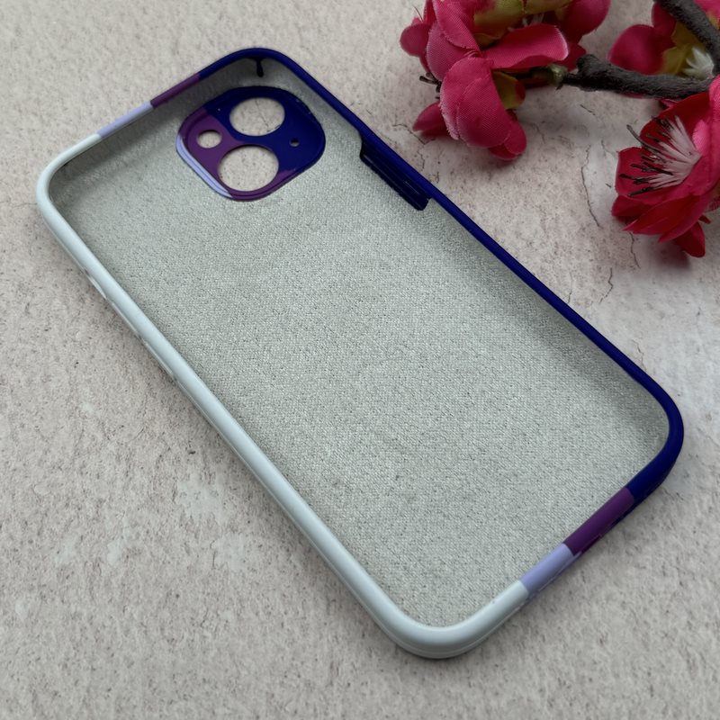 قاب گوشی iPhone 13 آیفون سیلیکونی اورجینال رنگین کمانی پاک کنی درجه یک زیربسته محافظ لنز دار کد 119058