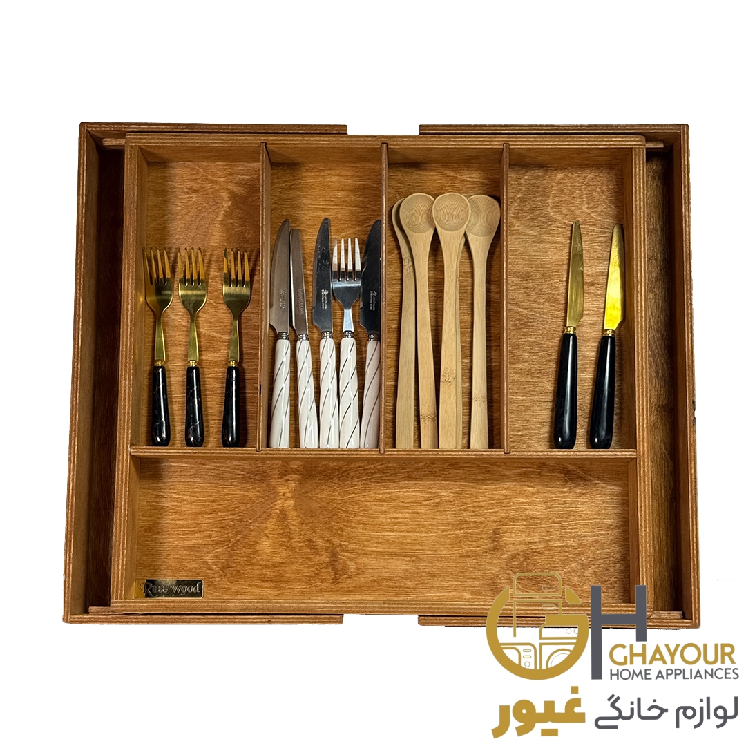 نظم دهنده کشو چوبی برند روس وود