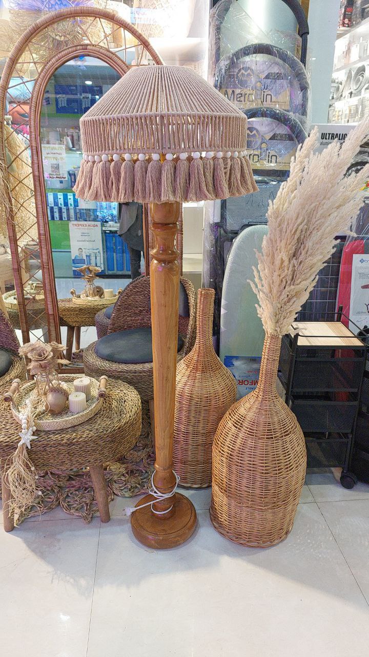 آباژور مکرومه کنار سالنی