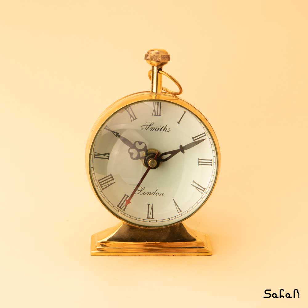 ساعت برنجی رومیزی طرح 1