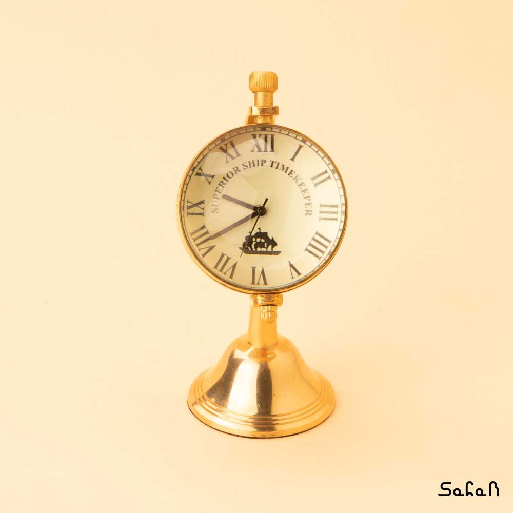 ساعت برنجی رومیزی طرح 3