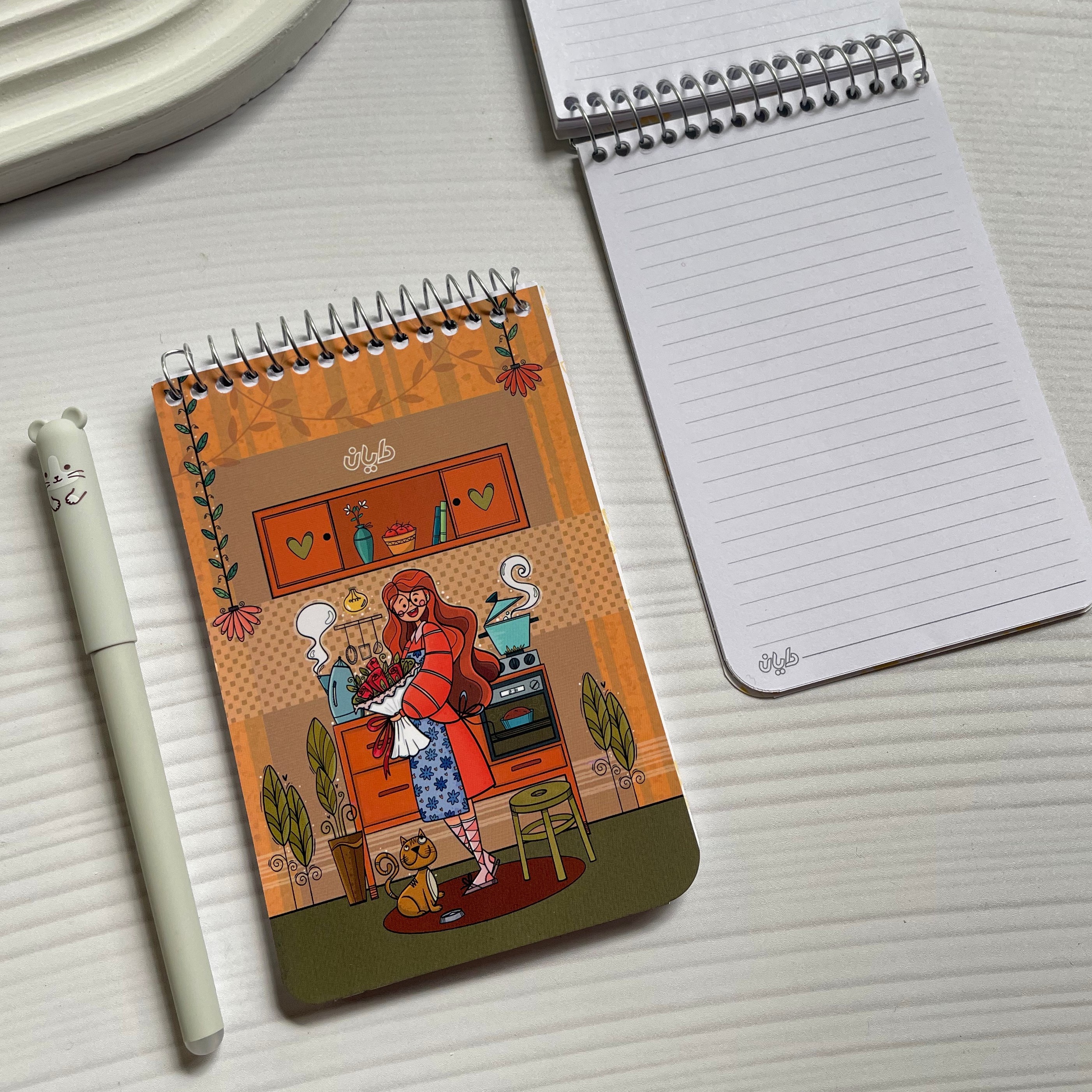 دفترچه 50 برگ خط دار 10 در 15 سانت کد 4166