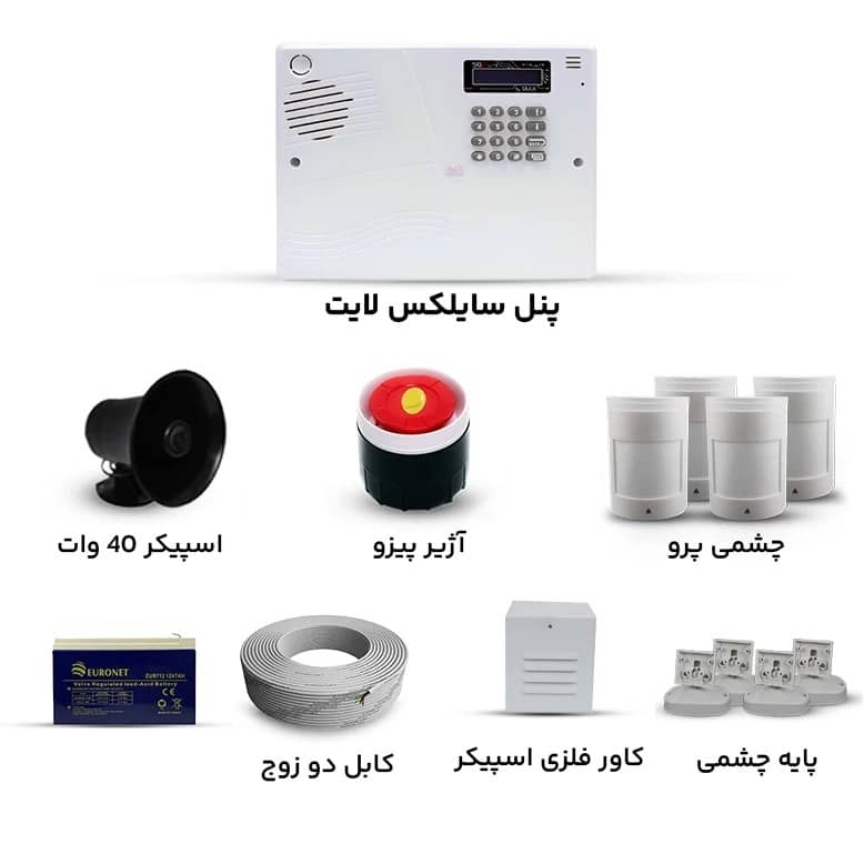 پکیج کامل دزدگیر اماکن مدل Newlex NX3 نیولکس – 3 عدد سنسور باسیم/0002