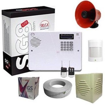 پک کامل دزدگیر اماکن سایلکس silex/با دو عدد سنسور با سیم