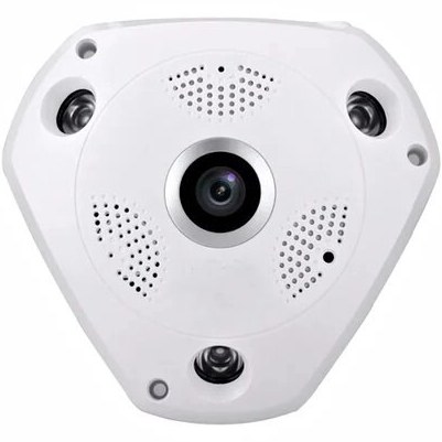 دوربین fisheys چشم ماهی 360درجه ahd 5مگاپیکسل میکروفندار دید در شب ir مادون قرمز