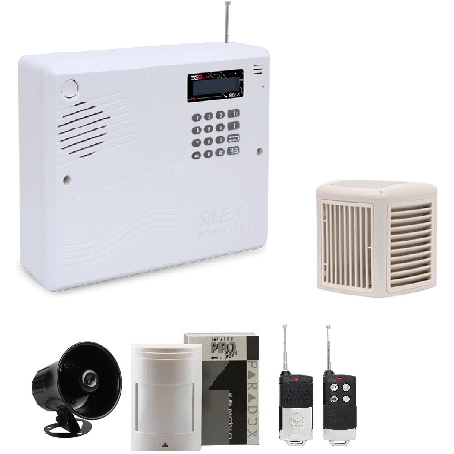 پکیج دزدگیر اماکن(مغازه) – سایلکسSilex SG8-Lite – دزدگیر سیم کارتی