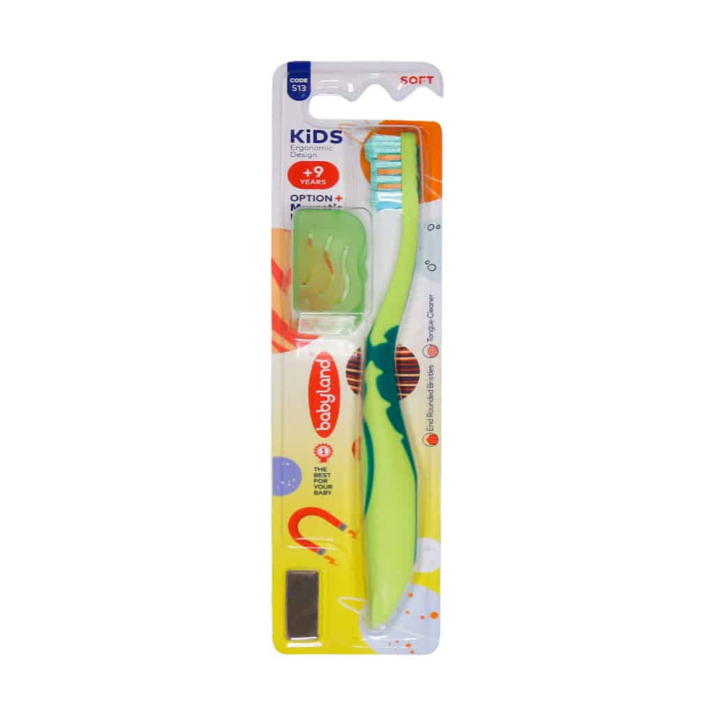 مسواک بیبی لند با برس نرم برای کودکان بالای 9 سال کد 513