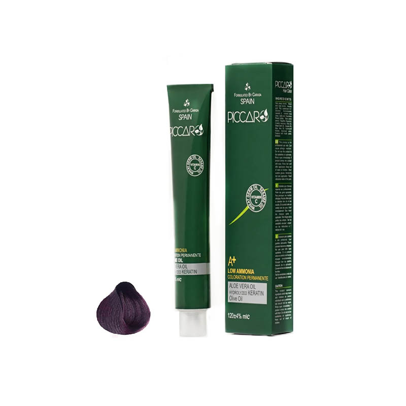 رنگ موی  پیکارو با حجم 120 میل شماره 4.20 (شرابی بادمجانی تیره)