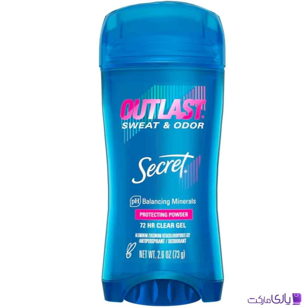 مام ژله‌ای ضد تعریق زنانه سکرت مدل Outlast با رایحه Protecting Powder حجم 73 گرم