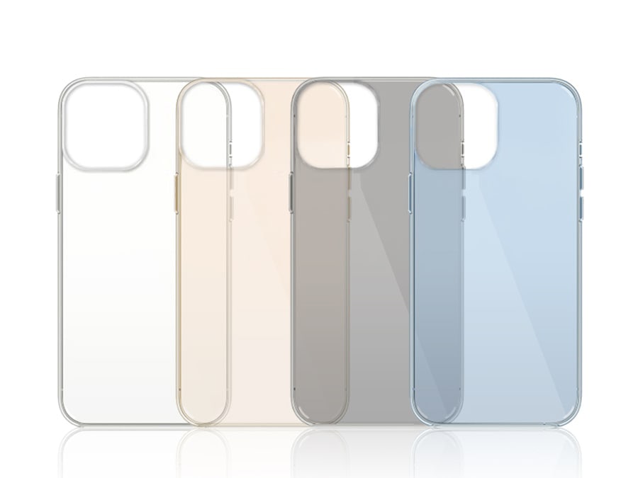 قاب محافظ Kzdoo Guardian برای آیفون 14 پلاس در رنگ‌های شفاف، کرم، دودی و آبی