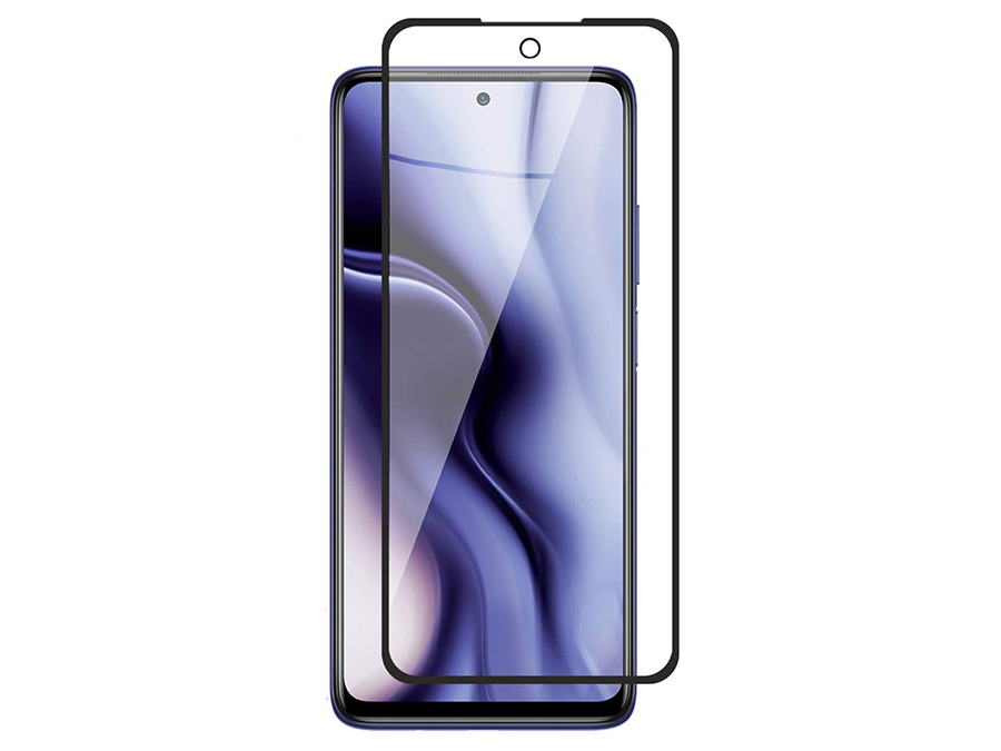 محافظ صفحه نمایش شیشه ای ملتوبل مدل Super-D برای شیائومی Redmi 10i، ضد خش و تمام چسب.