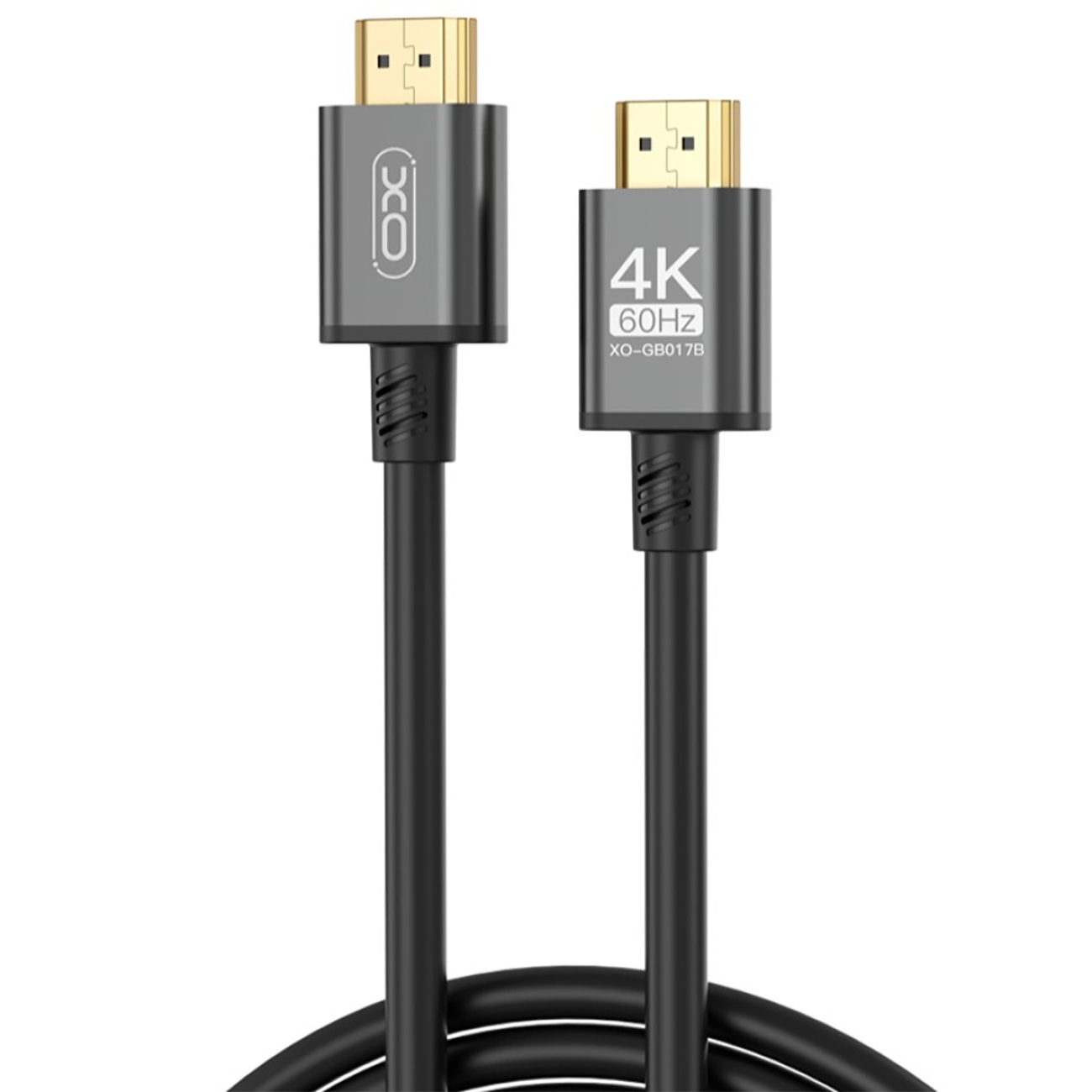 کابل HDMI سه متری XO مدل GB017A با پشتیبانی از کیفیت 4K و نرخ نوسازی 60Hz.
