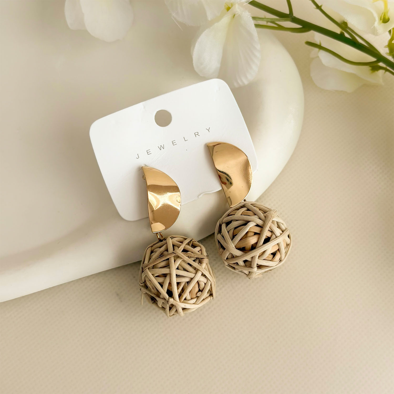 گوشواره حصیری مدل 51