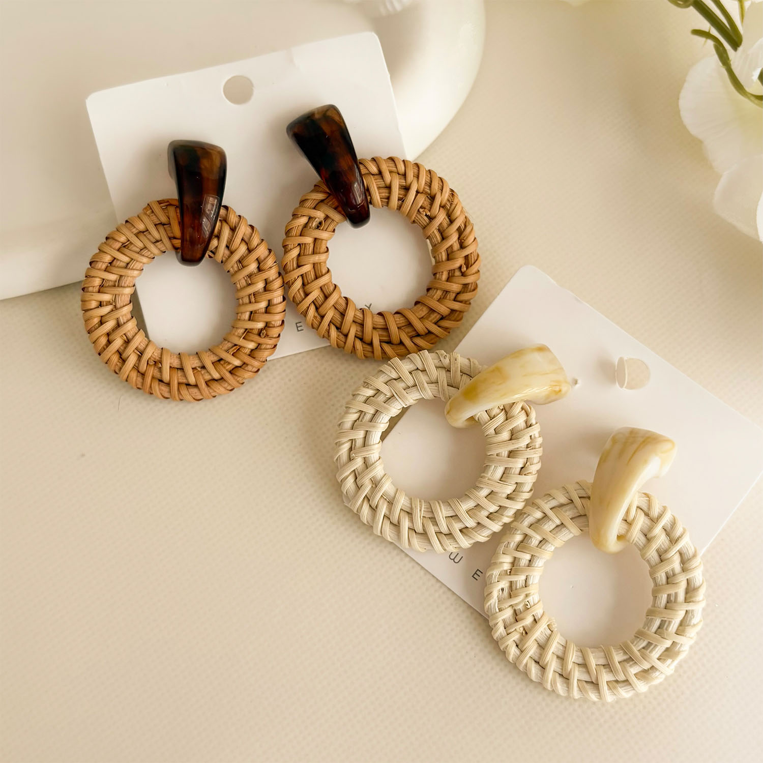 گوشواره حصیری مدل 53