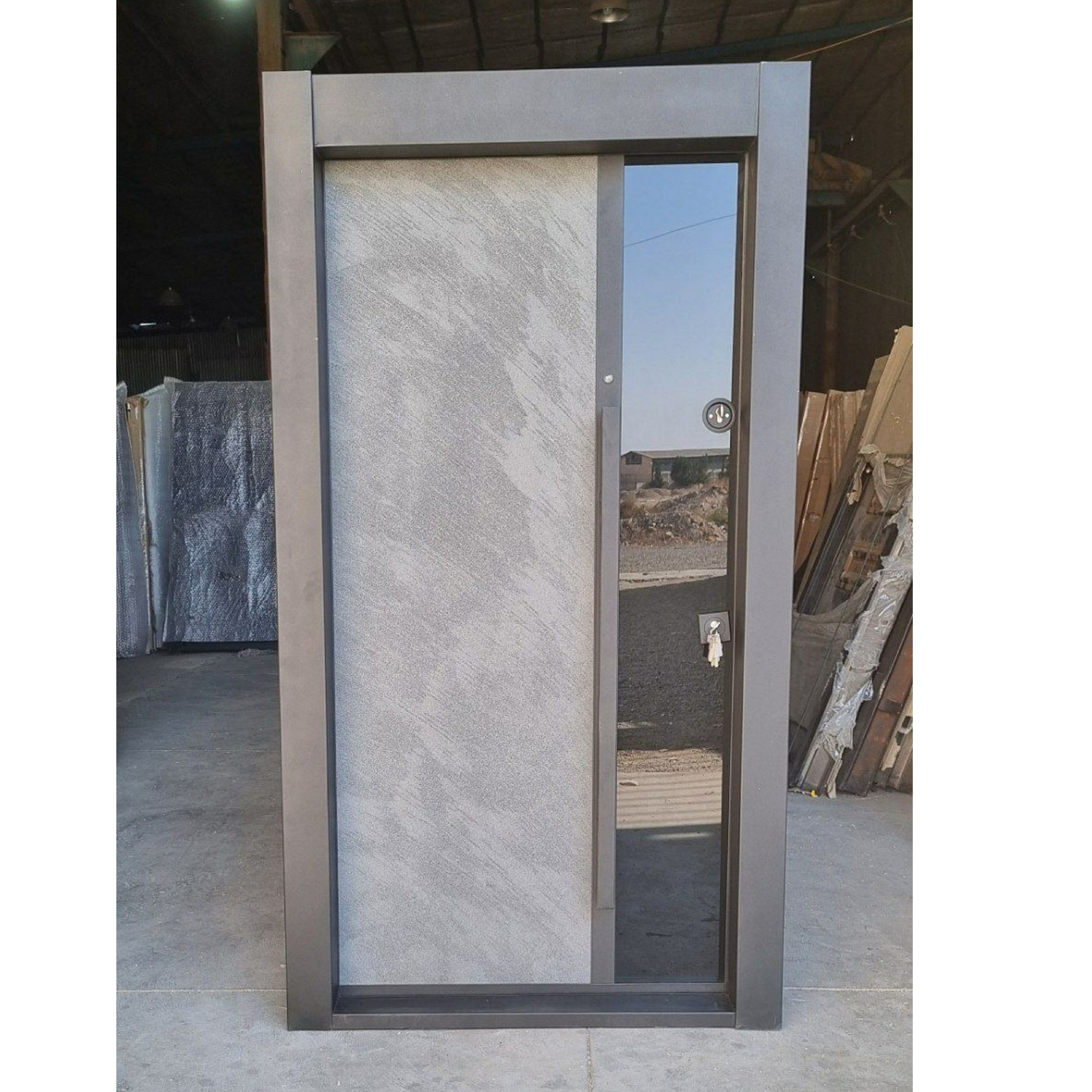 درب ضدسرقت میکروسمنت(بتن)_شیشه