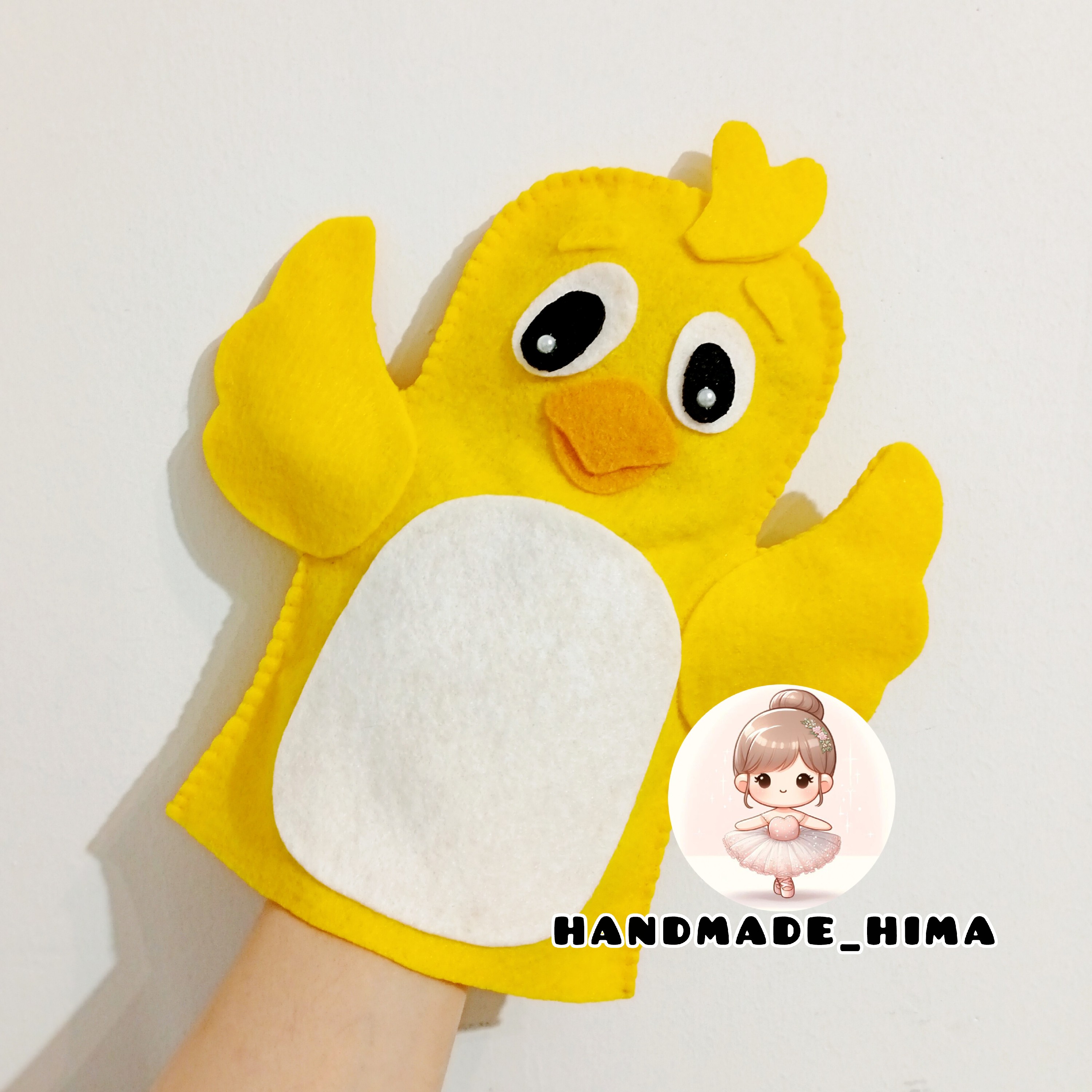 عروسک دستکشی جوجه