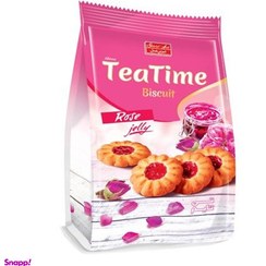 بیسکویت تی تایم پاکتی گل سرخ 200 گرمی شیرین عسل