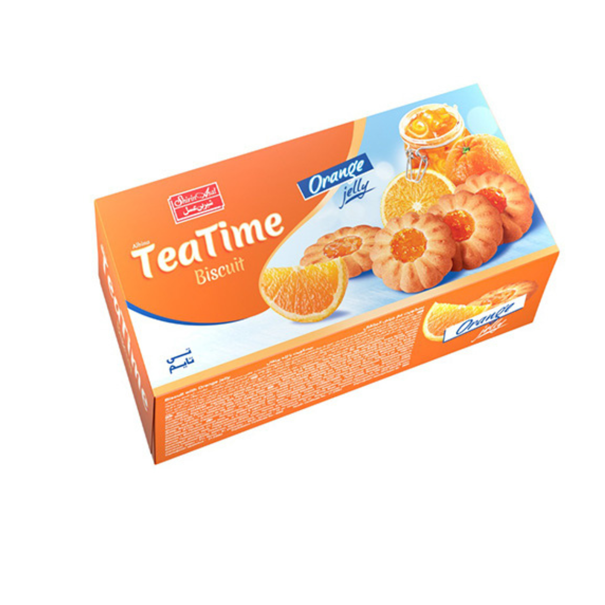 بیسکویت تی تایم پرتقال 150 گرمی شیرین عسل