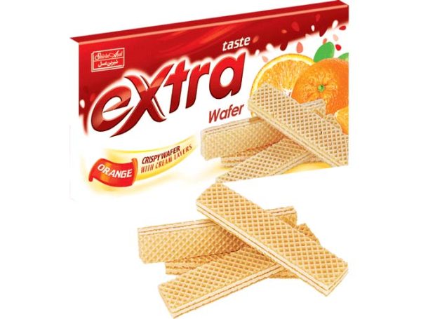 ویفر اکسترا پرتقال 100 گرمی شیرین عسل