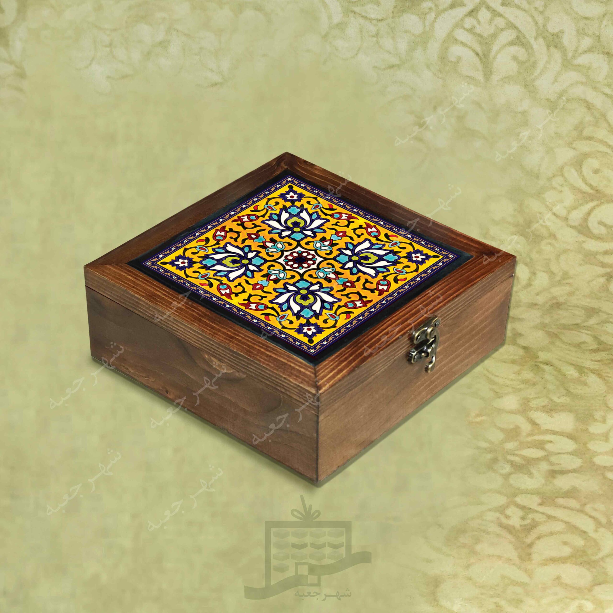 جعبه چوبی (طرح K15*2*20)-آجیل و خشکبار،دمنوش،گز و شکلات،کادو