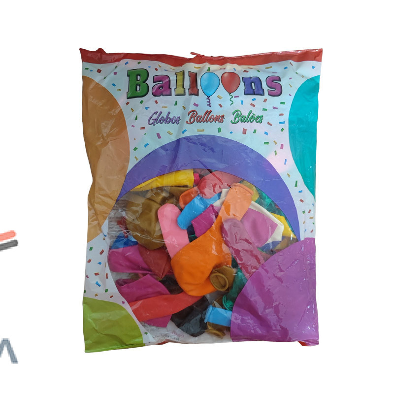 بادکنک رنگ میکس 100 عددی