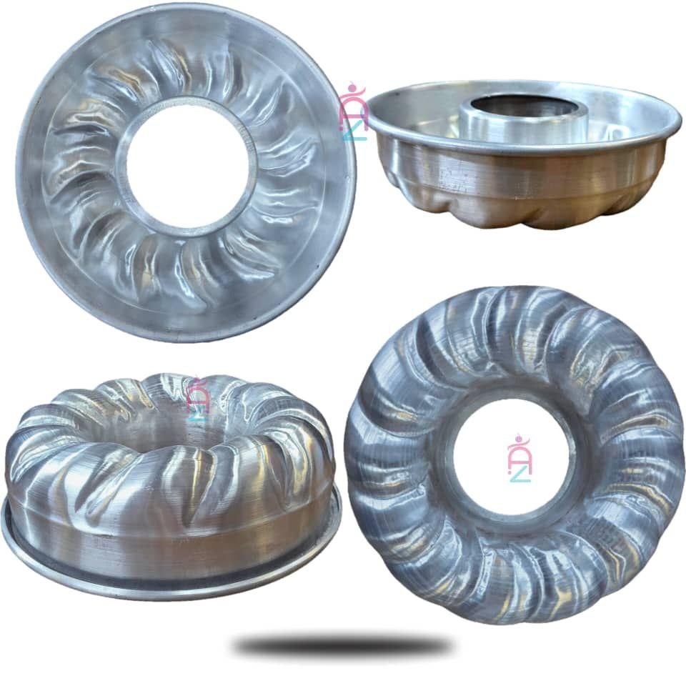 قالب کیک شیفون دار آلومنیوم طرح صدفی