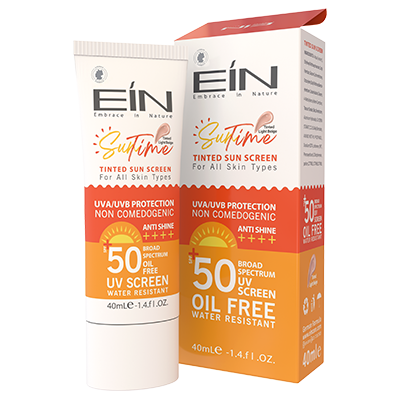 کرم ضد آفتاب رنگی ای آی ان مدل Light Beige با SPF+50 حجم 40 میل