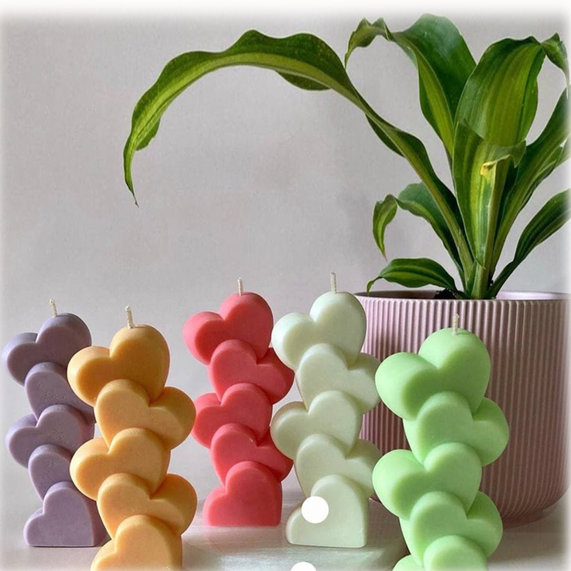 شمع طرح قلب کد 2010