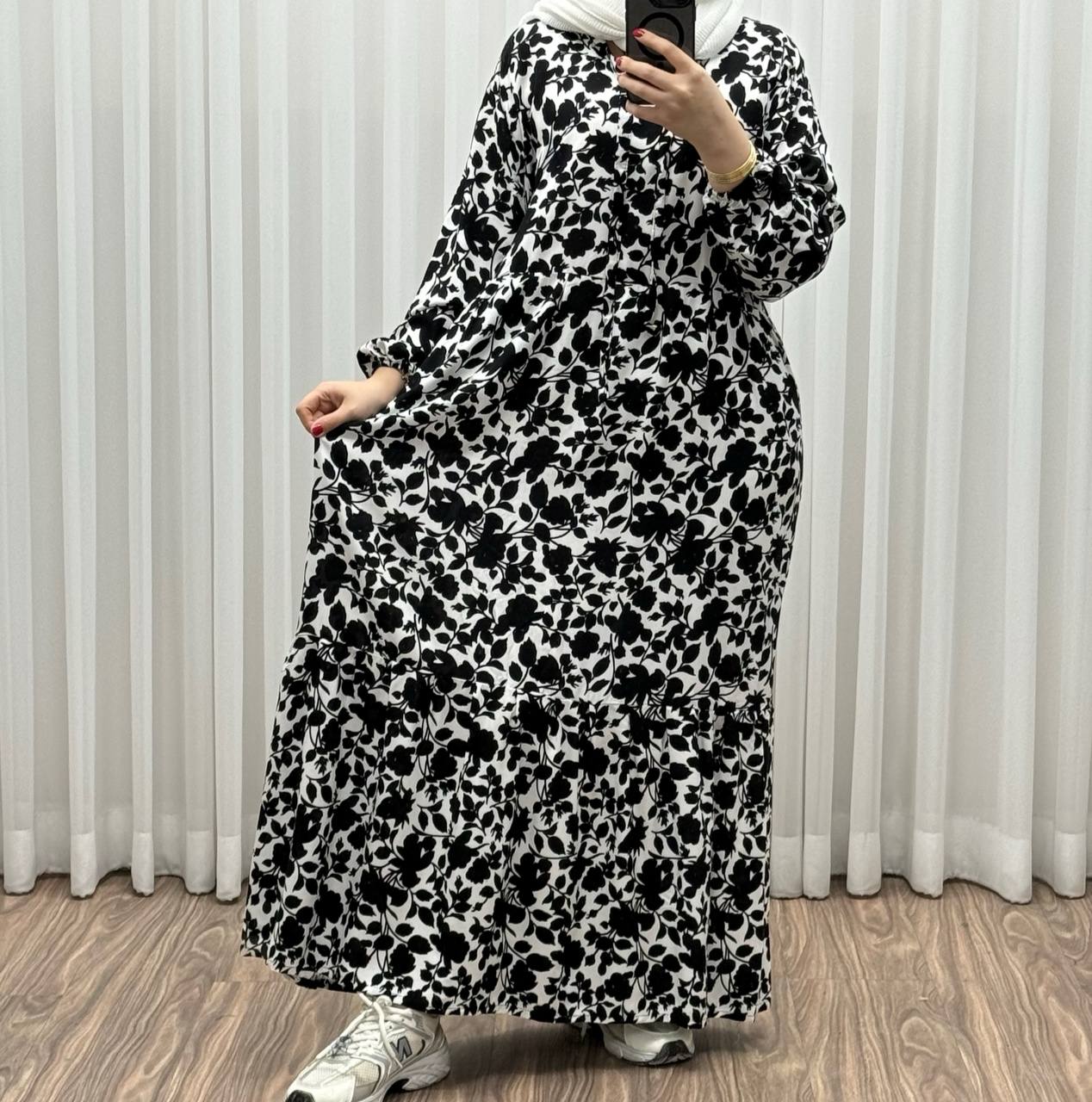 پیراهن ساحلی گلدار مصی کد 1308