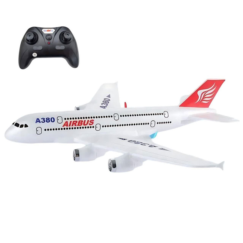 هواپیما بازی کنترلی ناب سل مدل مسافربری شارژی ایرباس کد AIRCRAFT AIRBUS A380 با قابلیت پرواز