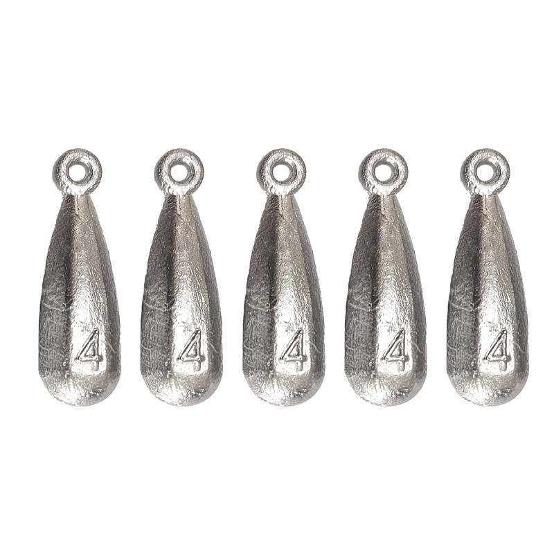 سرب ماهیگیری مدل اشکی کد 4-110g بسته 5 عددی