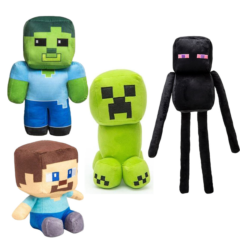 عروسک مدل ماینکرافت کد monitoysSKIZ490 مجموعه چهار عددی