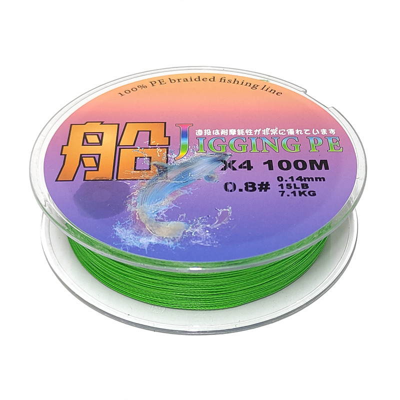 نخ ماهیگیری مدل JIGGING PE کد 0.14mm-100m